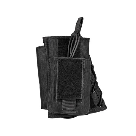 Stock Riser with Mag Pouch - Black - SouthernQuartermaster.com