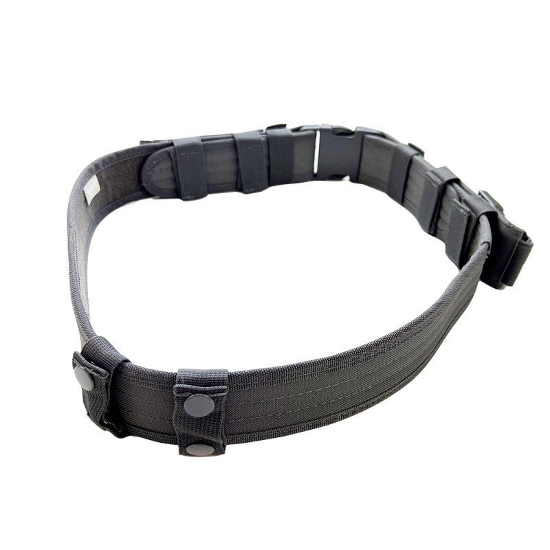 Tactical Belt w/Two Pouches - Urban Gray - SouthernQuartermaster.com